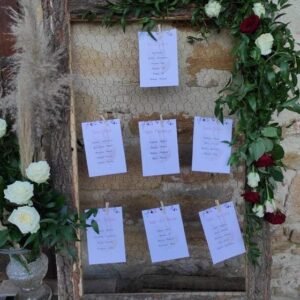 Cadre grillage ecorce