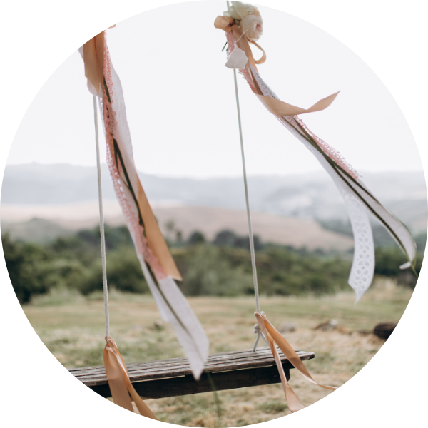 Mobilier et accessoire pour mariage champêtre