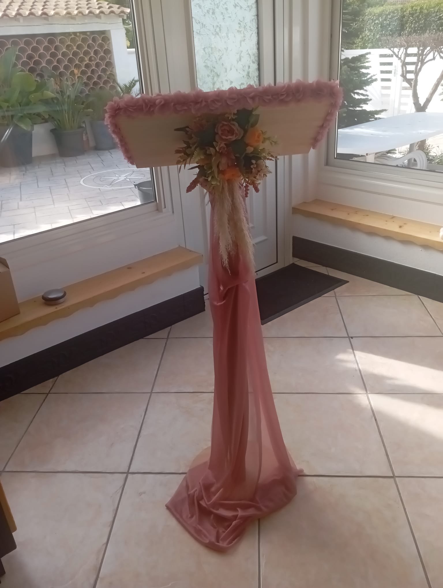 Pupitre bois clair – Image 2